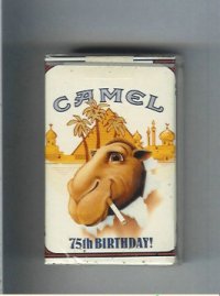 Camel collection version 75th Birthday Lights cigarettes hard box