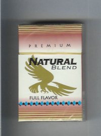 Natural Blend Premium Full Flavor cigarettes hard box