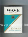 Wave Lights Menthol cigarettes hard box Wave Lights Menthol cigarettes hard box