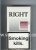 Right Smooth Flavour 100s cigarettes hard box