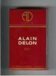 Alain Delon 100's red cigarettes