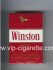 Winston cigarettes hard box