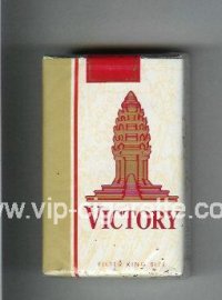Victory cigarettes white and gold soft box Victory cigarettes white and gold soft box