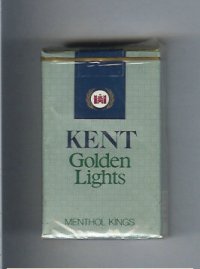 Kent Golden Lights Menthol cigarettes soft box