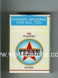 Texan 20 Toasted Filter cigarettes hard box Texan 20 Toasted Filter cigarettes hard box