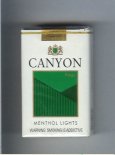 Canyon Menthol Lights cigarettes