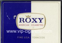 Roxy American Cigarettes Fine USA Tobaccos 120s cigarettes wide flat hard box