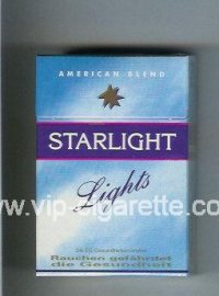 Starlight Lights American Blend Cigarettes hard box
