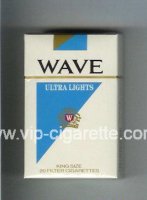 Wave Ultra Lights cigarettes hard box