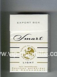 Smart Export Box Light cigarettes white hard box