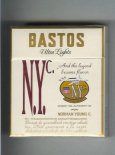 N.Y.C. Bastos Ultra Lights 25 cigarettes hard box N.Y.C. Bastos Ultra Lights 25 cigarettes hard box