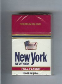 New York Premium Blend Full Flavor cigarettes hard box