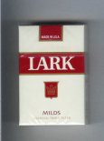 Lark Milds Charcoal Triple Filter white and red cigarettes hard box