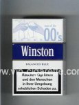 Winston collection version Balanced Blue 00s cigarettes hard box