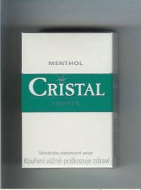 Cristal Menthol Lights cigarettes