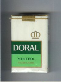 Doral Filter Lights Menthol cigarettes soft box