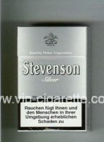 Stevenson Silver cigarettes hard box