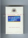 Karelia Lights Finest Virginia Tobaccos cigarettes hard box Karelia Lights Finest Virginia Tobaccos cigarettes hard box