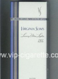 Virginia Slims Luxury Ultra Lights 120s Filter cigarettes hard box