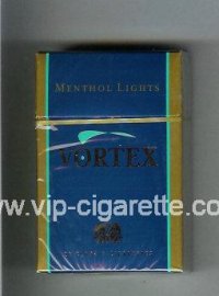 Vortex Menthol Lights cigarettes hard box