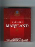 Maryland Blondes 25s red cigarettes hard box