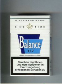 Balance white cigarettes king size