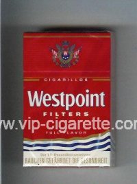 Westpoint Filters Full Flavor Cigarillos cigarettes hard box