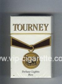 Tourney Deluxe Lights Cigarettes hard box