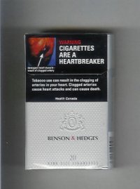 Benson and Hedges cigarettes Silver Ultra