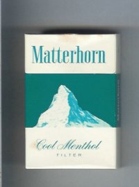 Matterhorn Cool Menthol cigarettes hard box