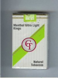 CT Menthol Ultra Light cigarettes