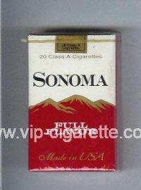 Sonoma Full Flavor cigarettes soft box