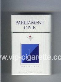 Parliament One 1 One Mg Tar cigarettes hard box