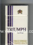 Triumph Superkings 100s cigarettes hard box Triumph Superkings 100s cigarettes hard box