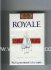 Royale Classic 12 mg American Blend cigarettes white and red hard box