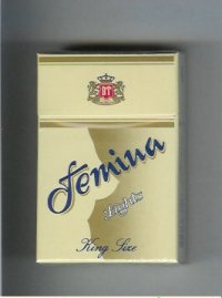 Femina Lights cigarettes hard box
