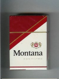 Montana Con Filtro Cigarettes hard box