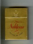 Noblesse Filter De Luxe cigarettes hard box