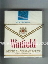 Winfield Super Mild 25 Cigarettes white hard box