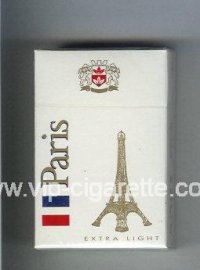 Paris Extra Light cigarettes hard box