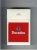 Ducados Rubios white and red cigarettes hard box