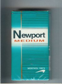 Newport Medium Menthol 100s cigarettes soft box
