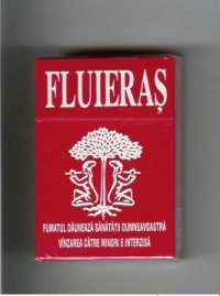 Fluieras red cigarettes hard box