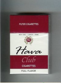 Hava Club Full Flavor cigarettes hard box