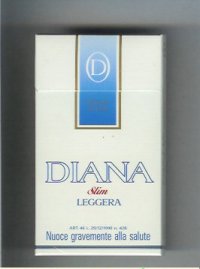 Diana Special Blend Slim Leggera 100s cigarettes hard box