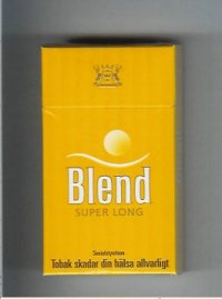 Blend super long cigarettes yellow