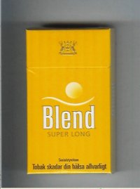 Blend super long cigarettes yellow Blend super long cigarettes yellow