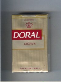 Doral Premium Taste Lights cigarettes soft box Doral Premium Taste Lights cigarettes soft box