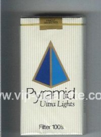 Pyramid Ultra Lights Filter 100s soft box cigarettes