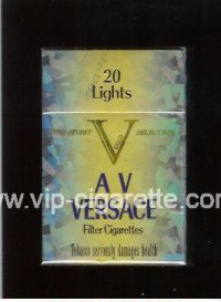 Versace AV Lights Cigarettes hard box Versace AV Lights Cigarettes hard box